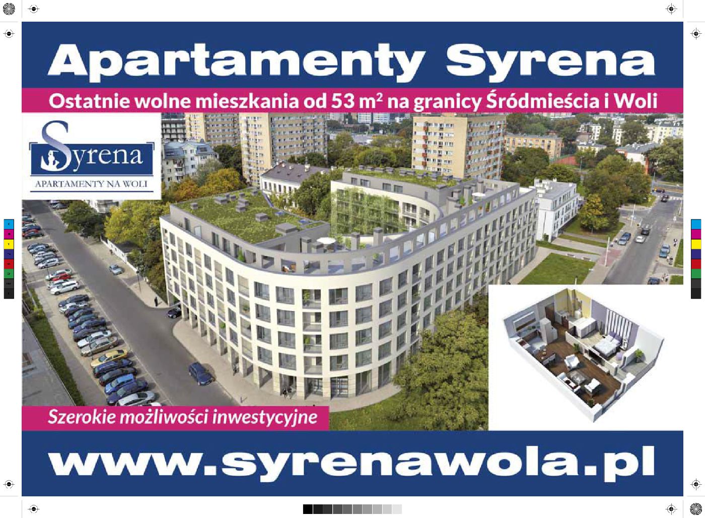 Apartamenty Syrena - reklama prasowa