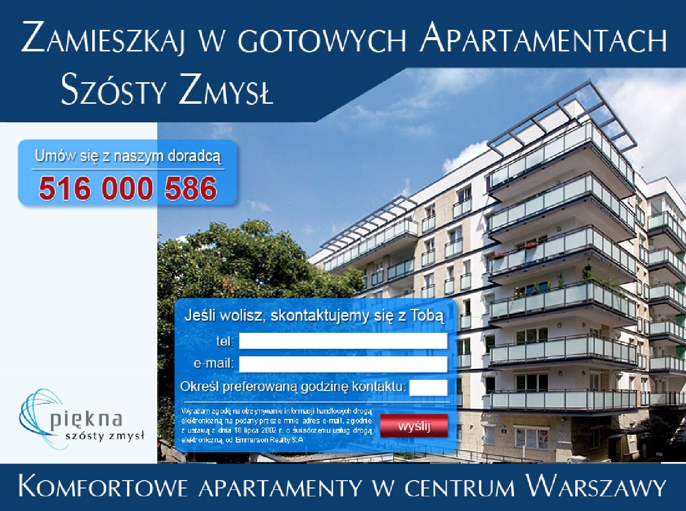 Szusty Zmysł - Landing Page