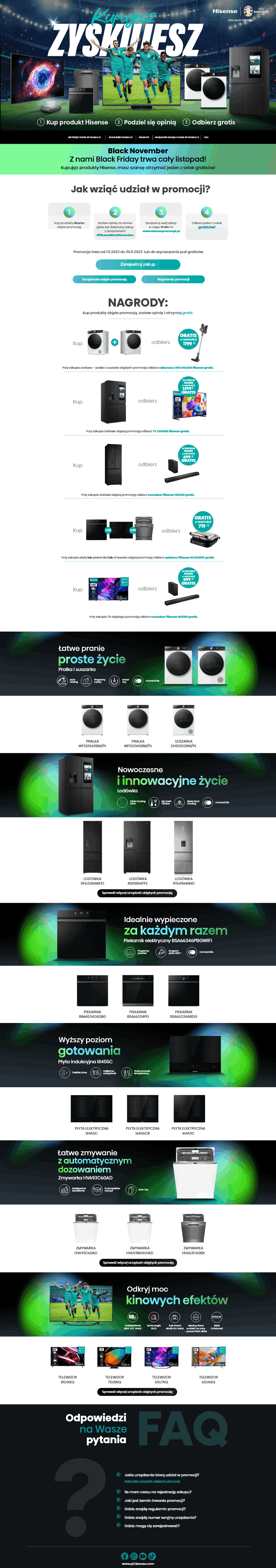 Landing Page - Hisense - Black November